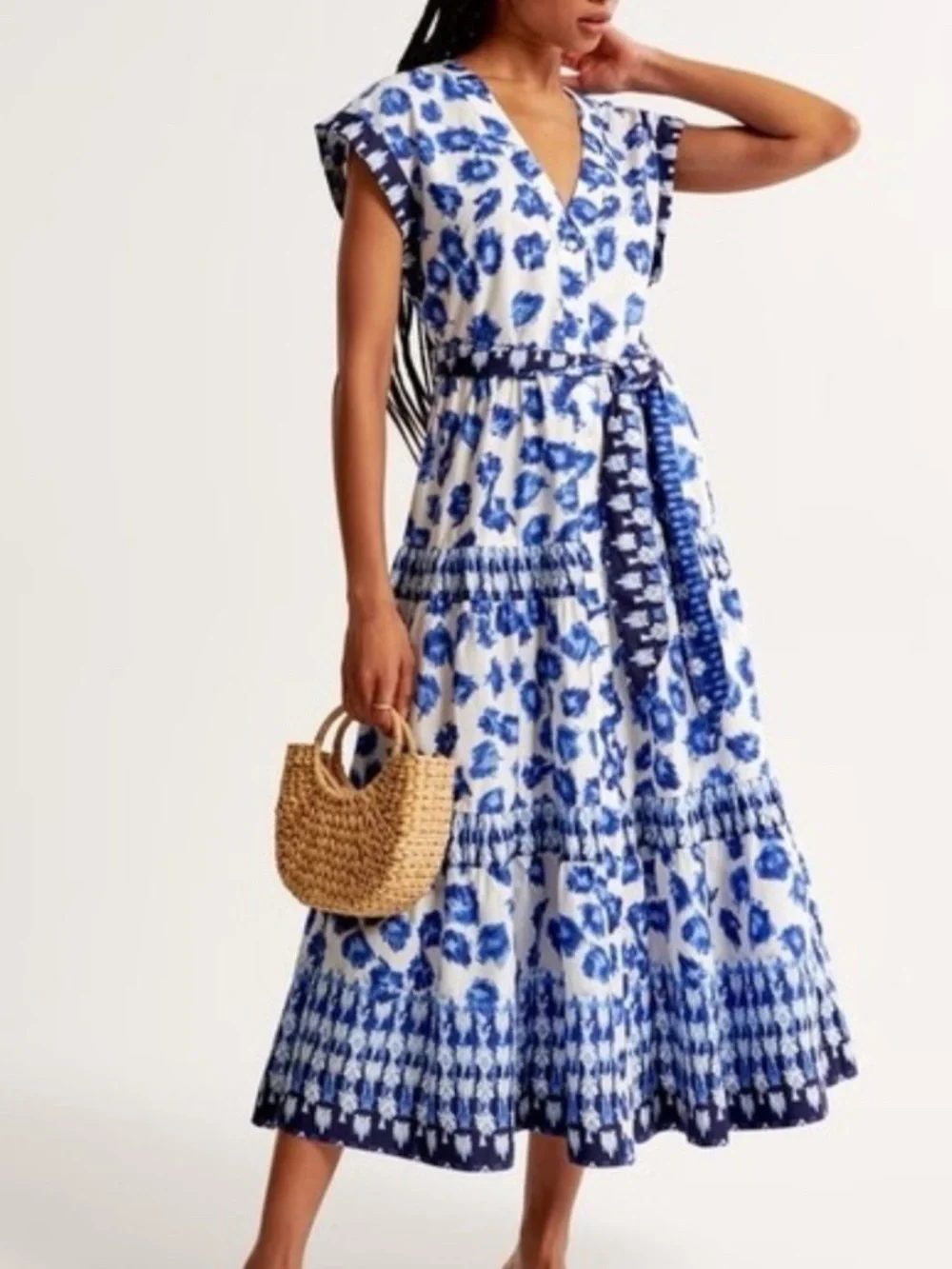 NWT Abercrombie & Fitch floral maxi dress